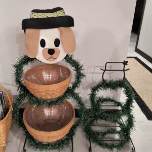 Dog face ONLY  for the Longaberger Large Wrought Iron Snowman